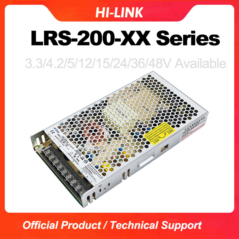 Dc Power Supply 12V - Fonte de Alimentação AC-DC HI-LINK LRS-200