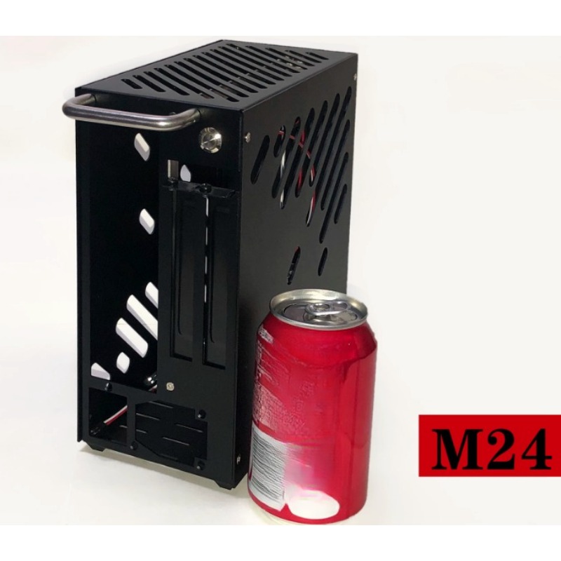 Psu Computer - Chassi M24 Mini A4 ITX, totalmente