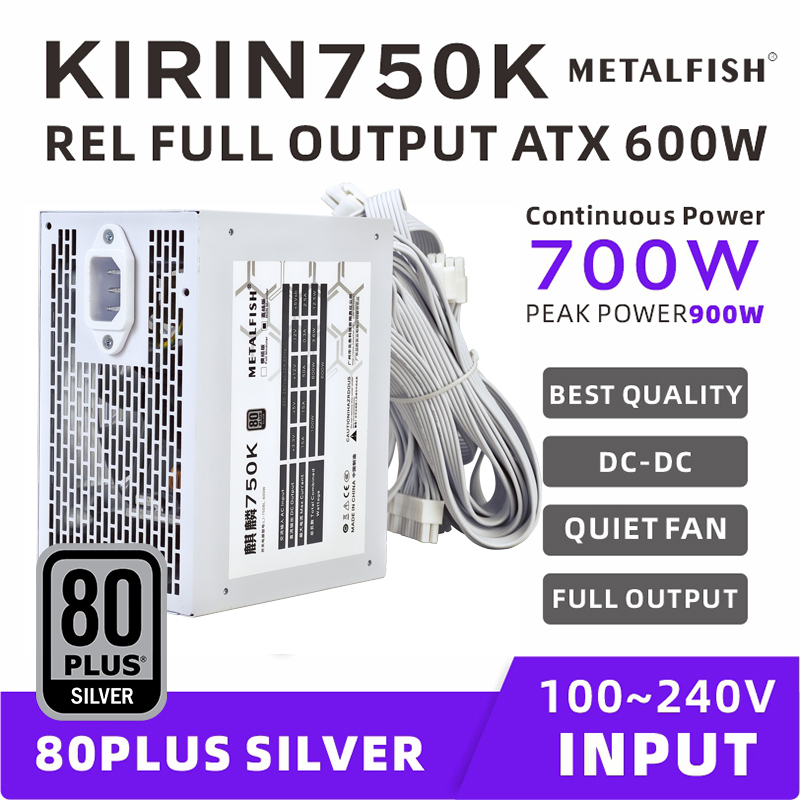 Power Supply 750W - METALFISH KIRIN750K Fonte de alimentação de