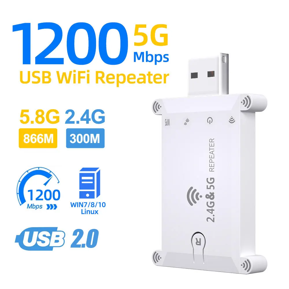 Server Power Supply - WiFi FIY 2.4g/5g Usb Wifi Repetidor