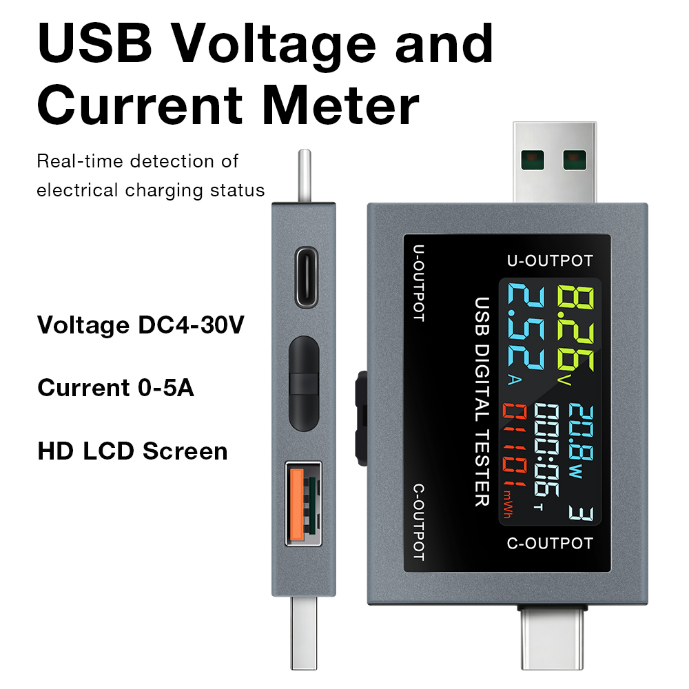 Testador de Carga USB Tipo-C D - Power Supply Tester avaliação e preço