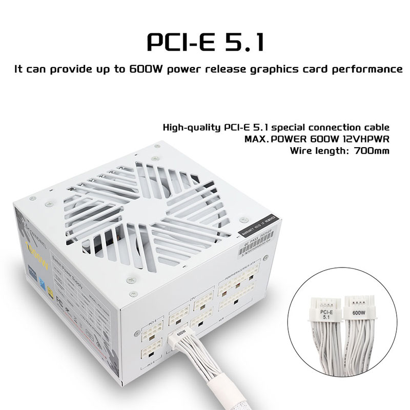 Branco 750w 850w 1000W 1200W W - Power Supply 750W avaliação e preço