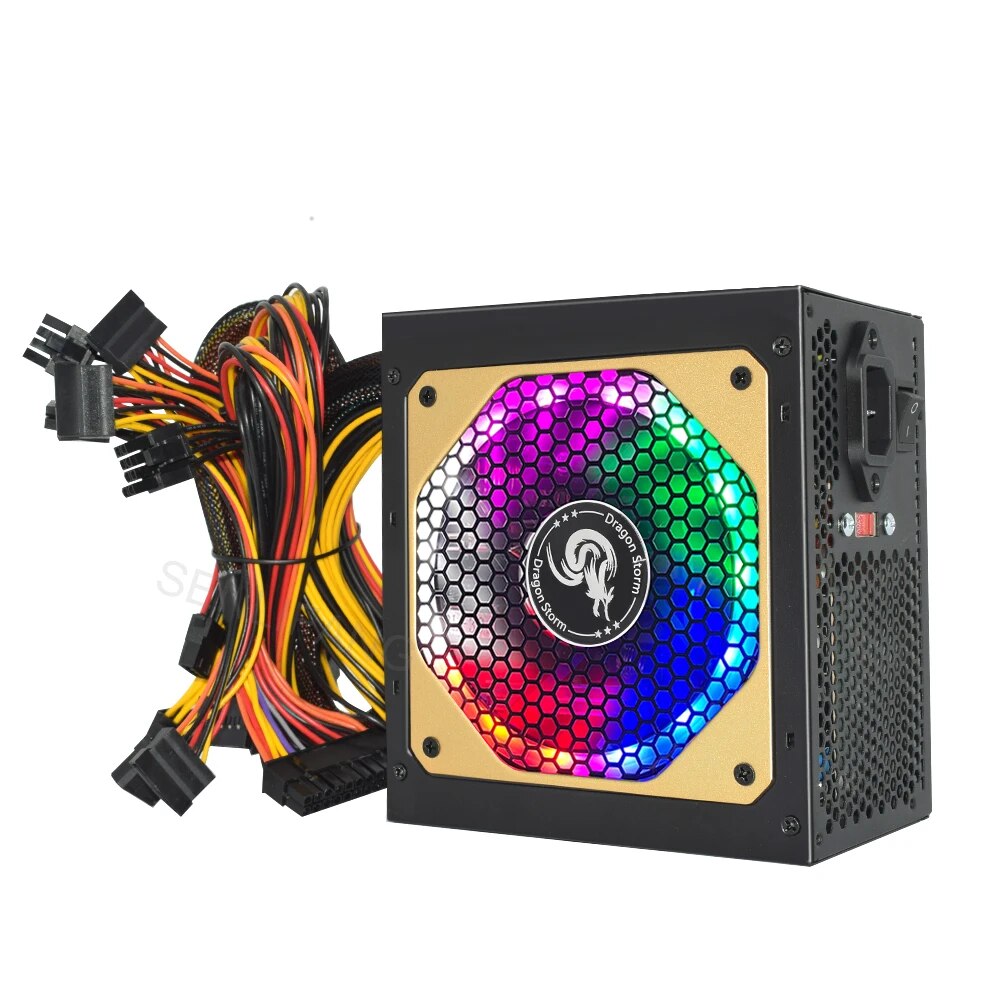 Atx 400w 600w 110-230v rgb 12v - Power Supply 650W avaliação e preço