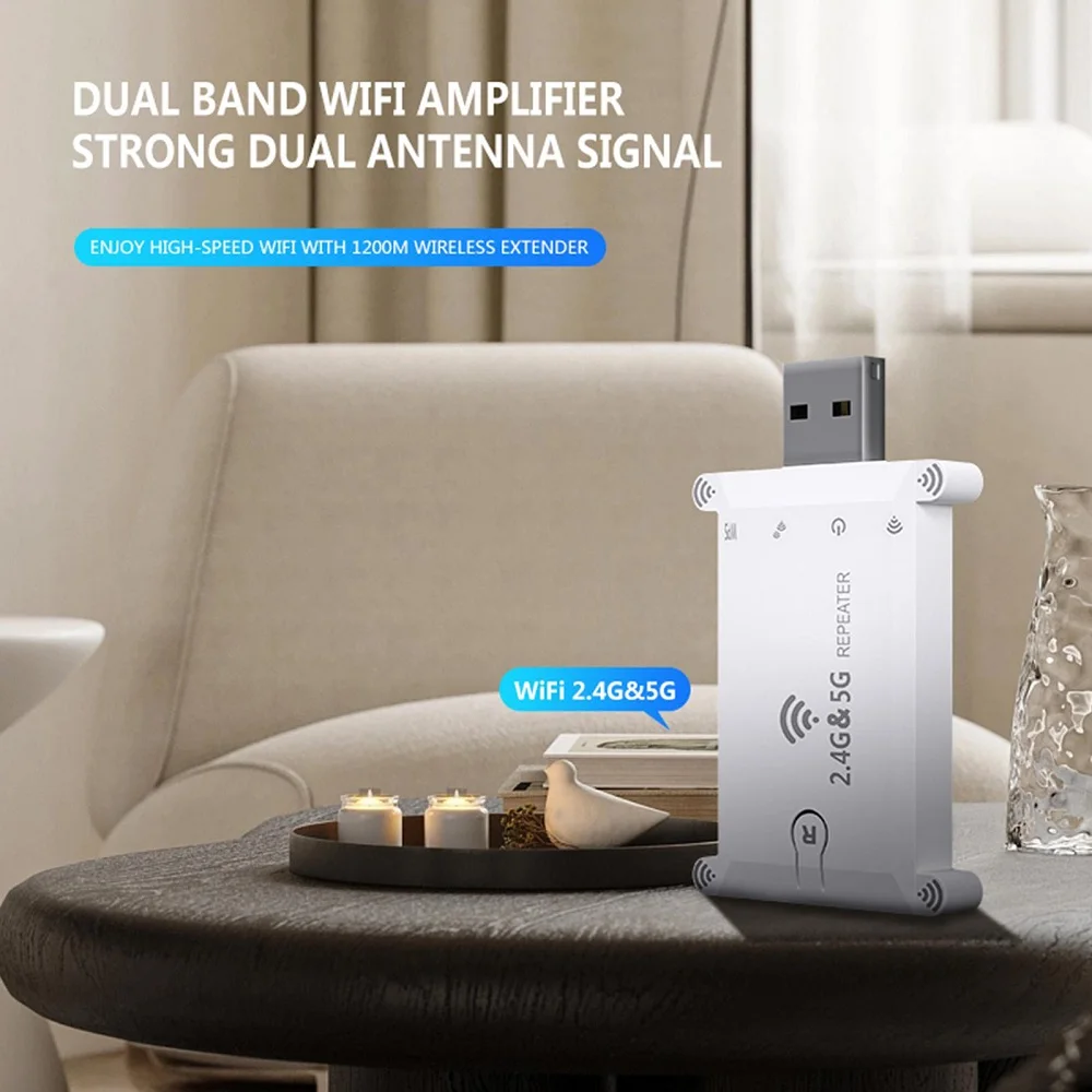 WiFi FIY 2.4g/5g Usb Wifi Repe - Server Power Supply avaliação e preço
